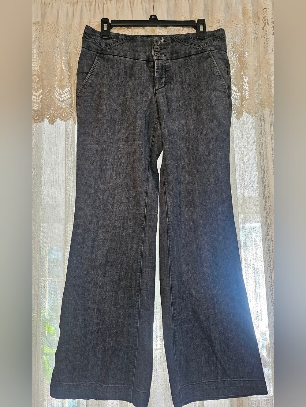 Maurices Medium Blue Wide-Leg Jeans
